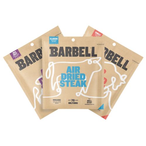 BARBELL biltong and air dried steak