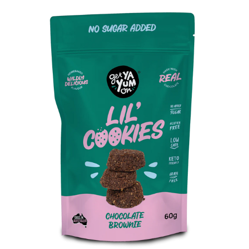 Get Ya Yum On Lil' Cookies Chocolate Brownie - 60g