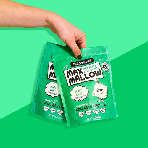 Max Mallow Mint Chip Sugar-Free Marshmallow - 96g