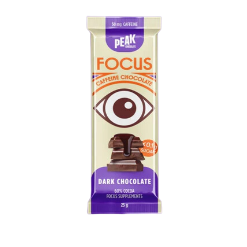 Peak Focus Caffeine Chocolate - 25g