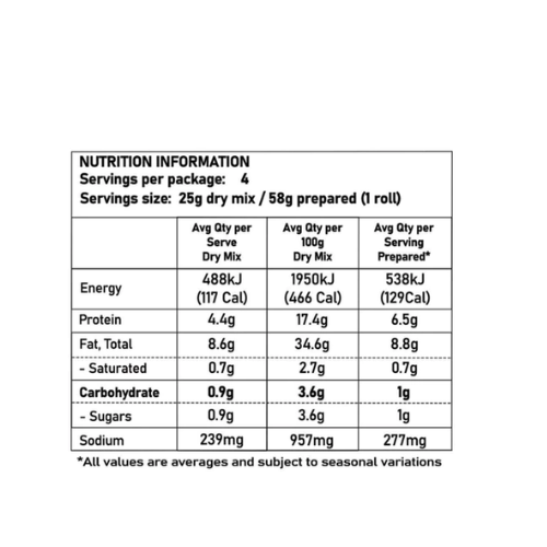 Simply Swap Keto Bread Roll Mix - 100g