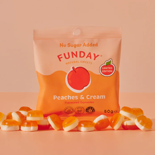 Funday Peaches &amp; Cream lollies