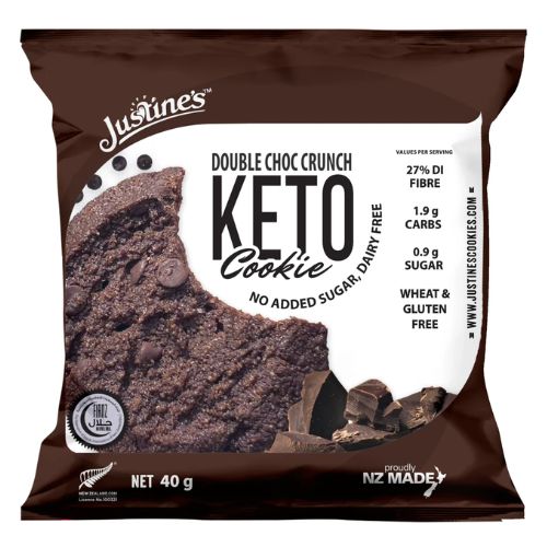 Justine's Keto Double Choc Crunch Cookie