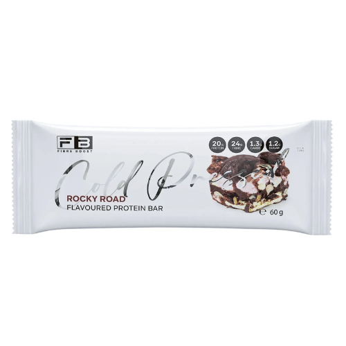 BULK Fibre Boost Cold Pressed Protein Bar - Rocky Road - 60g x 12