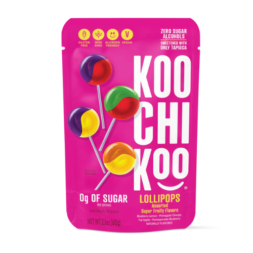 Koochikoo No Added Sugar Lollipops - 10 pack