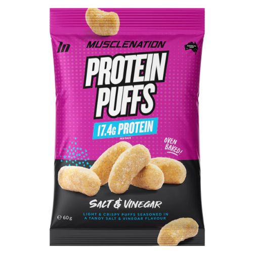 Muscle Nation Protein Puffs - Salt &amp; Vinegar