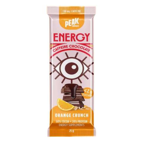 Peak Energy Caffeine Chocolate - Orange Crunch