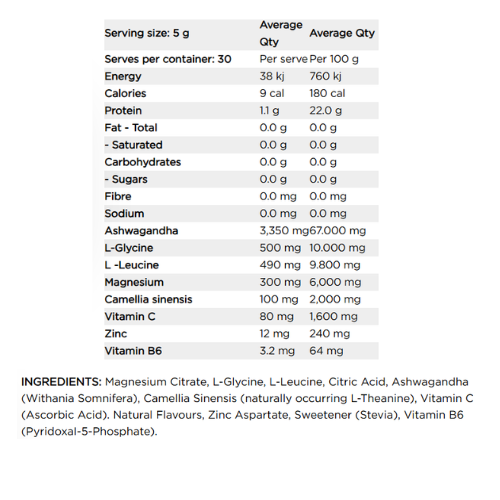 Adrenal Switch - Chocolate - 150gm (30 Serves)