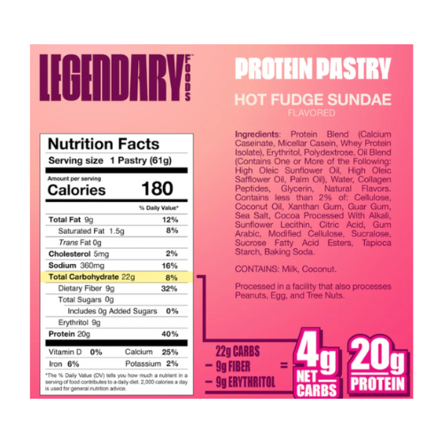 Hot Fudge Flavoured Protein Pastry - 61g