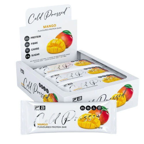 BULK Fibre Boost Cold Pressed Protein Bar - Mango 60g x 12