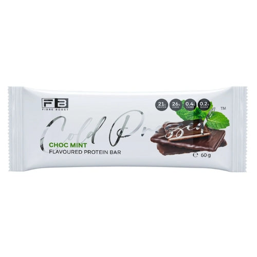 Bulk FIBRE BOOST Cold Pressed Protein Bar - Choc Mint 60g x 12