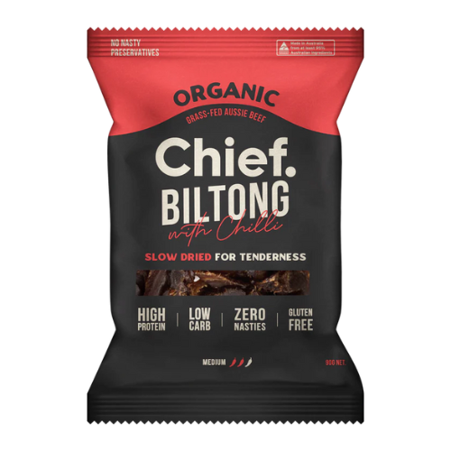 Chief Beef Biltong with Chilli - 90g