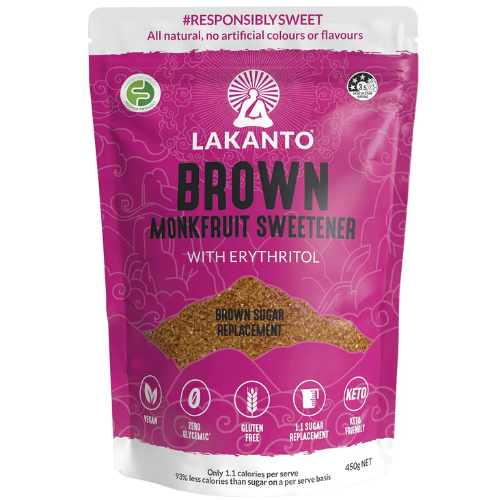 Lakanto Monkfruit Sweetener Brown Sugar Replacement - 450g