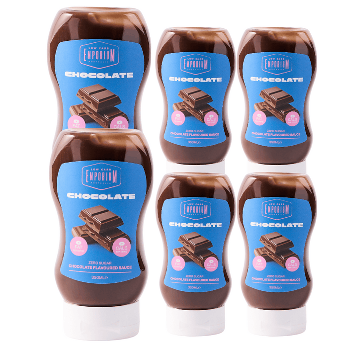 Bulk Low Carb Emporium No Added Sugar Chocolate Sauce - 350mL x 6