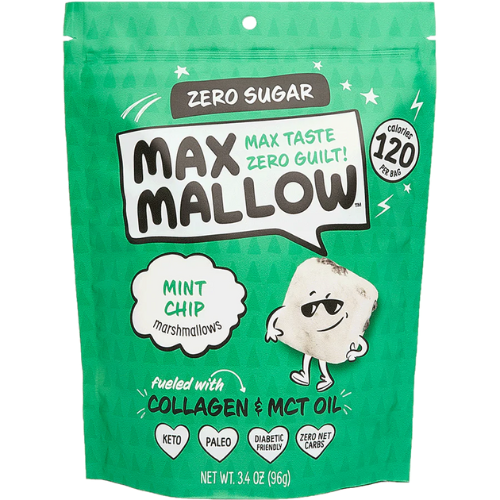 Max Sweets Max Mallow Mint Chip Sugar-Free Marshmallow - 96g