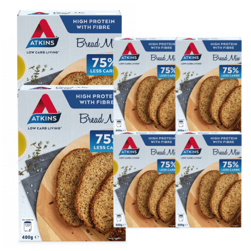 Bulk Atkins Low Carb Bread Mix - 400gm x 6