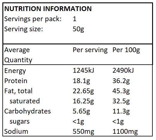 The Forager Food Co - Freeze Dried Mild Cheddar - 50g