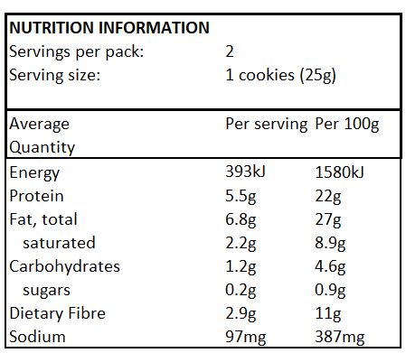 QUEST Frosted Cookies - Chocolate Cake Flavour (2 x 25g) - 50g - Best Before 21/01/25