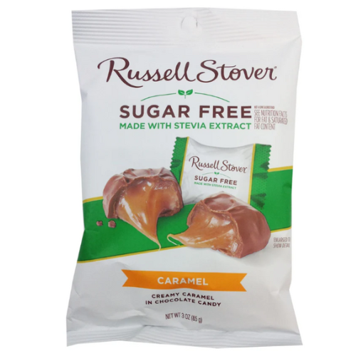 Russell Stover Sugar Free Chocolate Candy - Chocolate Covered Caramels ...