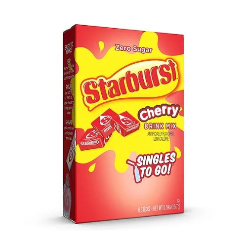 Starburst Drink Mix Cherry Flavour - 6 sticks (16.7g)