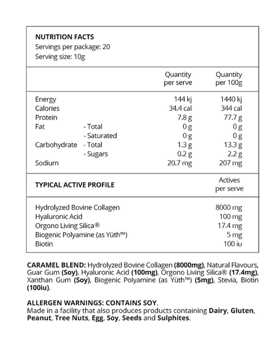 Before You Speak Collagen Complex Caramel 200g