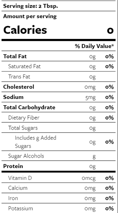 Torani Sugar Free Syrup - Coconut Flavour - 750mL