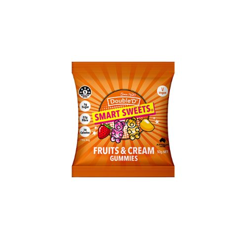 Double ‘D’: Smart Sweets™ Fruits & Cream Gummies 50gm