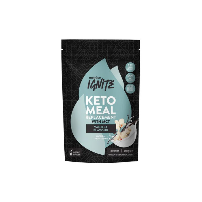 Melrose Ignite Keto Meal Replacement Vanilla Bean 450g