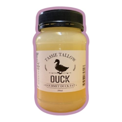 Premium Tasmanian Duck Fat 500gm - Best before 15/02/2025