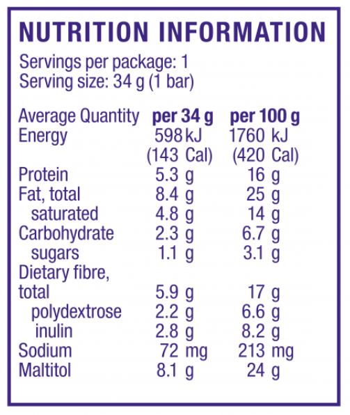 Atkins Caramel Nut Chew Bars (5 pack) - 5 x 34gm