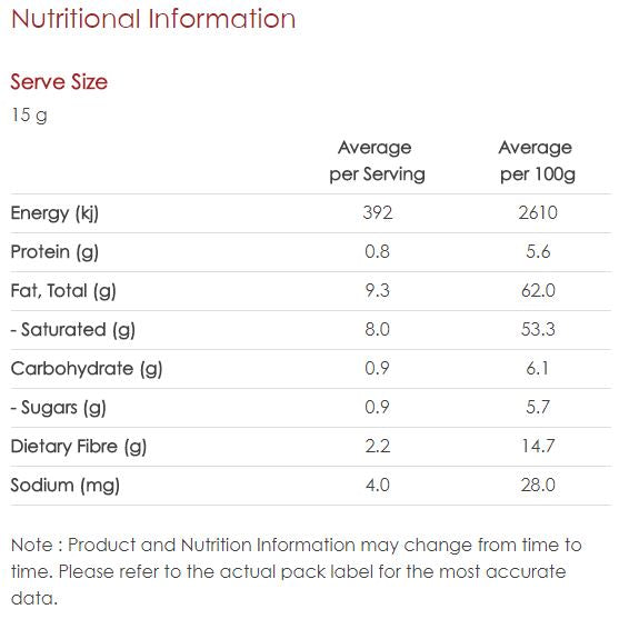 Coconut Butter - Organic 200gm