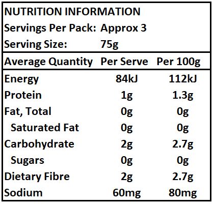 Palmini Hearts of Palm - Linguine Low Carb Pasta - 338gm net weight