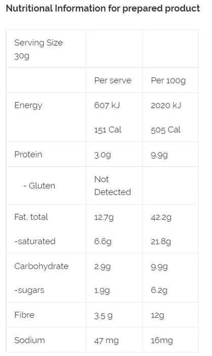 Low Carb Life Peanut Butter Choc Chip Bars Mix - 300gm