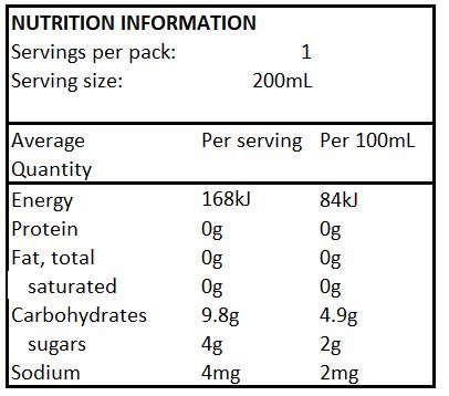 Prima No Added Sugar Apple Flavour Fruit Drink - 6 x 200mL