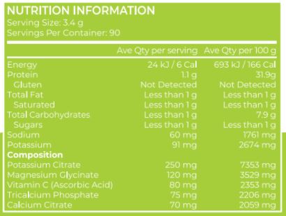 ReVitalise Electrolyte Drink Mix - Lemon Lime Tub 90 serves