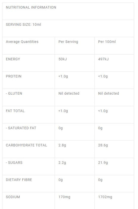 Smokey BBQ Extra Thick Coconut Amino Sauce - 250ml Bottle