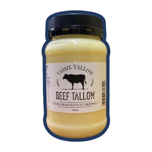 Tassie Tallow Premium Tasmanian Beef Tallow 500mL — Low Carb Emporium ...