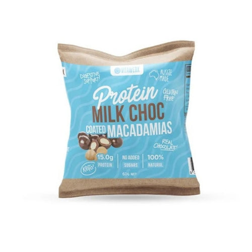 Vitawerx Protein Milk Chocolate Coated Macadamias