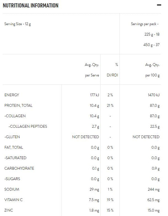 Collagen Powder Beauty - Unflavoured 225gm