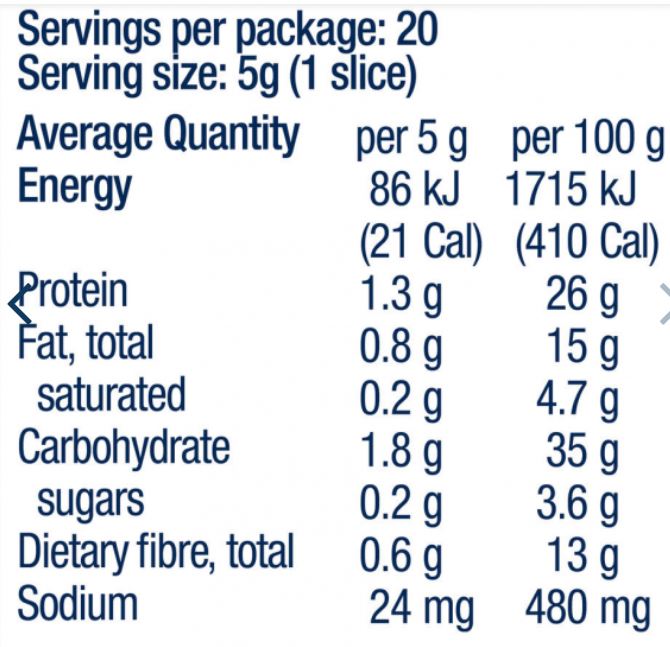 Atkins Crispbread - 100gm