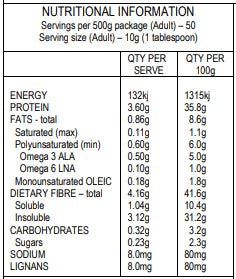 Golden Flaxseed Meal - 500gm