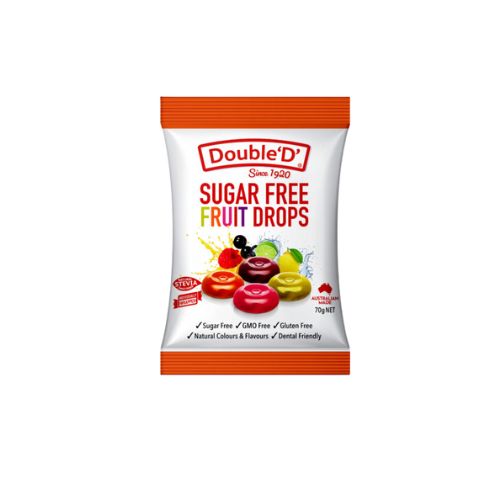 Double ‘D’: Sugar Free Fruit Drops 70gm