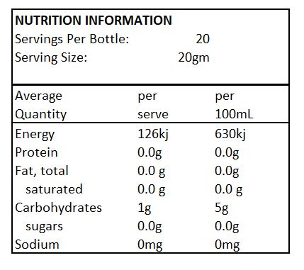 Nature's Hollow Sugar Free Honey Flavoured Syrup - 397ml