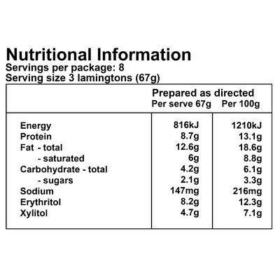 97% Sugar Free Lamington Cake Mix - 250gm