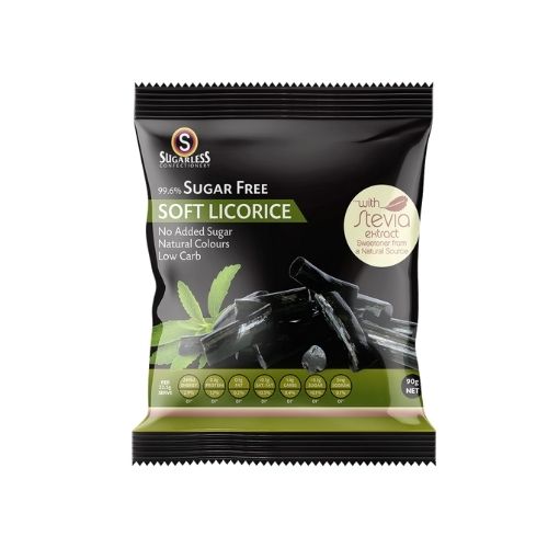 Sugarless Confectionery Soft Black Licorice