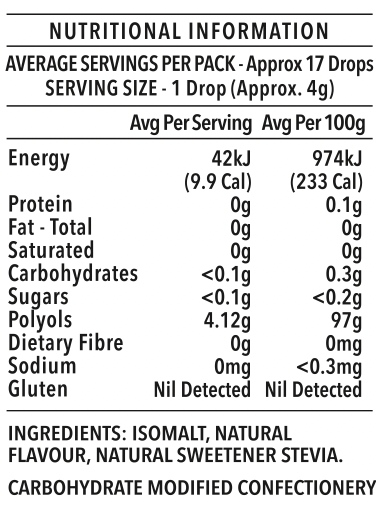 Double ‘D’ Sugar Free Mint Drops 70gm