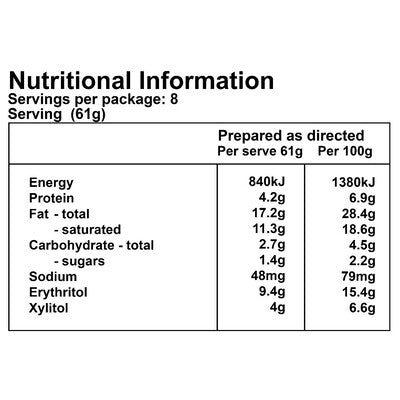 98% Sugar Free Chocolate Mousse Mix - 180gm