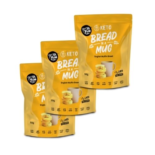 Get Ya Yum On - 3 PACK - English Muffin - 3 x 50gm