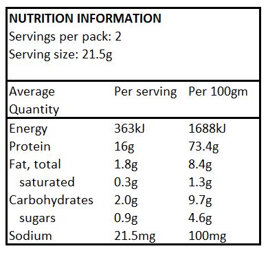 Protein Puffs - Peach & Mango Boss Protein Snack - 43g Best before 28/2/2025