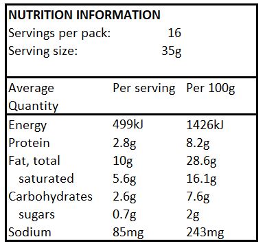 Low Carb Life Raspberry White Chocolate Slice Mix - 300gm